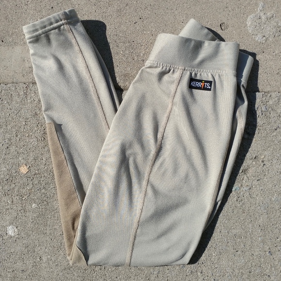 KERRITS Faux Suede Horse Riding Leggings Breeches - Picture 4 of 5